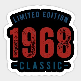 Limited Edition Classic 1968 Sticker